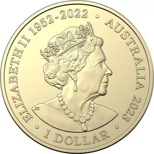 Australian 2023 One Dollar $1 AFL Coin UNC - MELBOURNE DEMONS Uncirculated