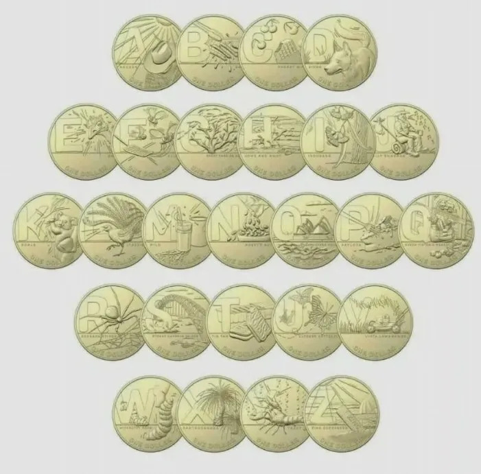 The Great Aussie Coin Hunt 2 2021 Complete Set of Coins in Folder