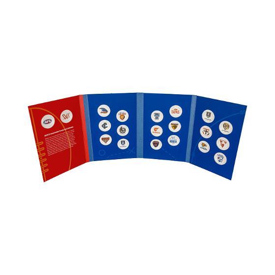 AFL 2023 Folder & Coin Tube Set $1 collectable coins set