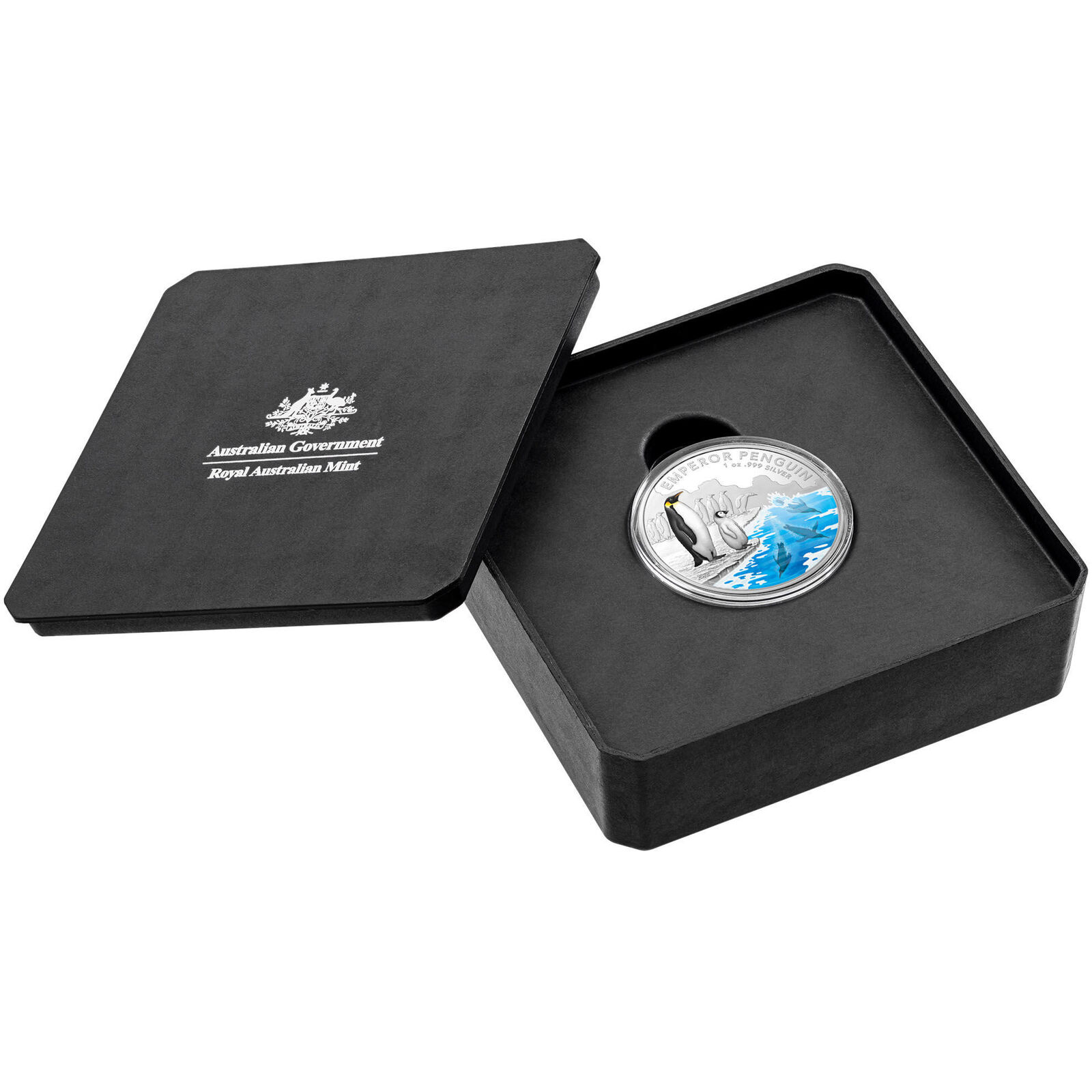 Emperor Penguin - Silver Proof $5 Silver Proof Coin 2023 Australian Antarctic Te