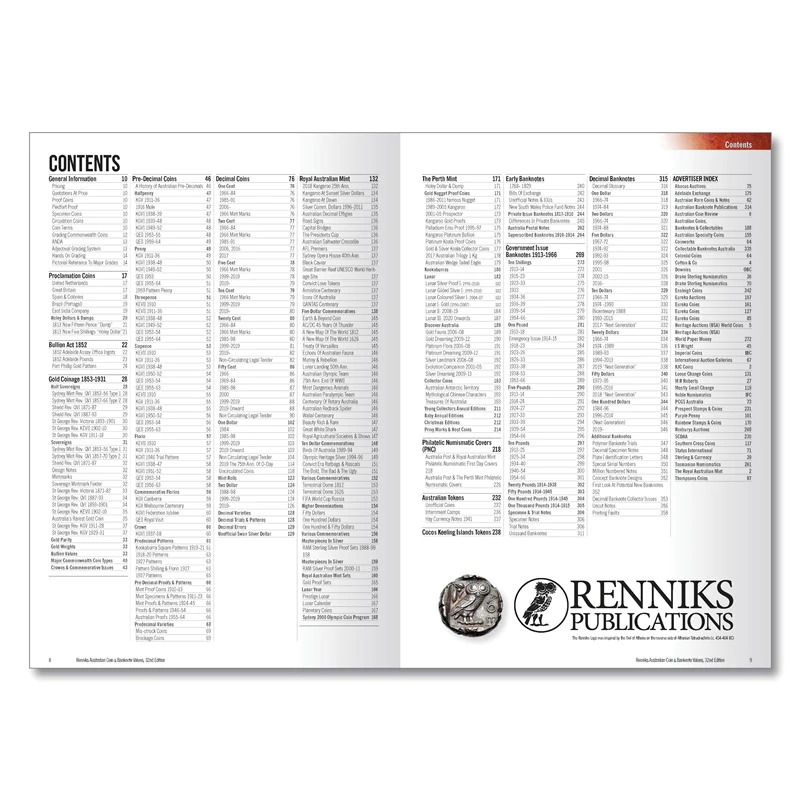 Renniks Australian Coin & Banknote Values 32nd Edition