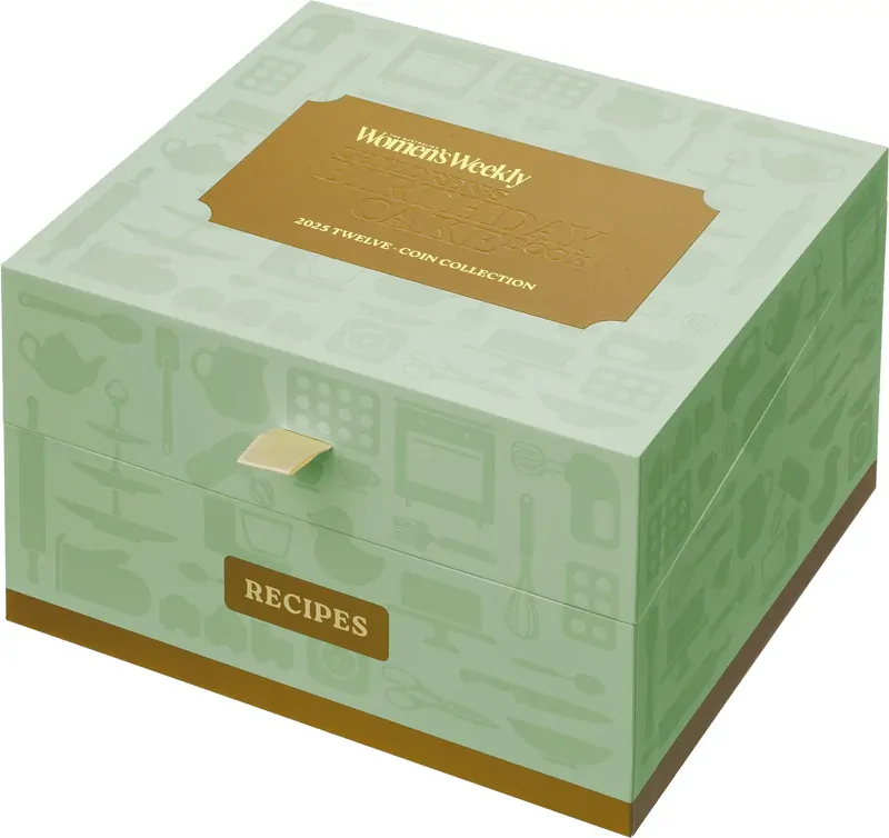 Royal Australian Mint AWW Birthday Cake 2025 Twelve-Coin Premium Recipe Box Coll