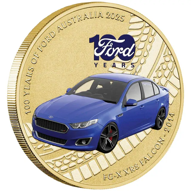 Ford: 100 Years in Australia FG-X XR8 Falcon Postal Numismatic Cover (PNC)