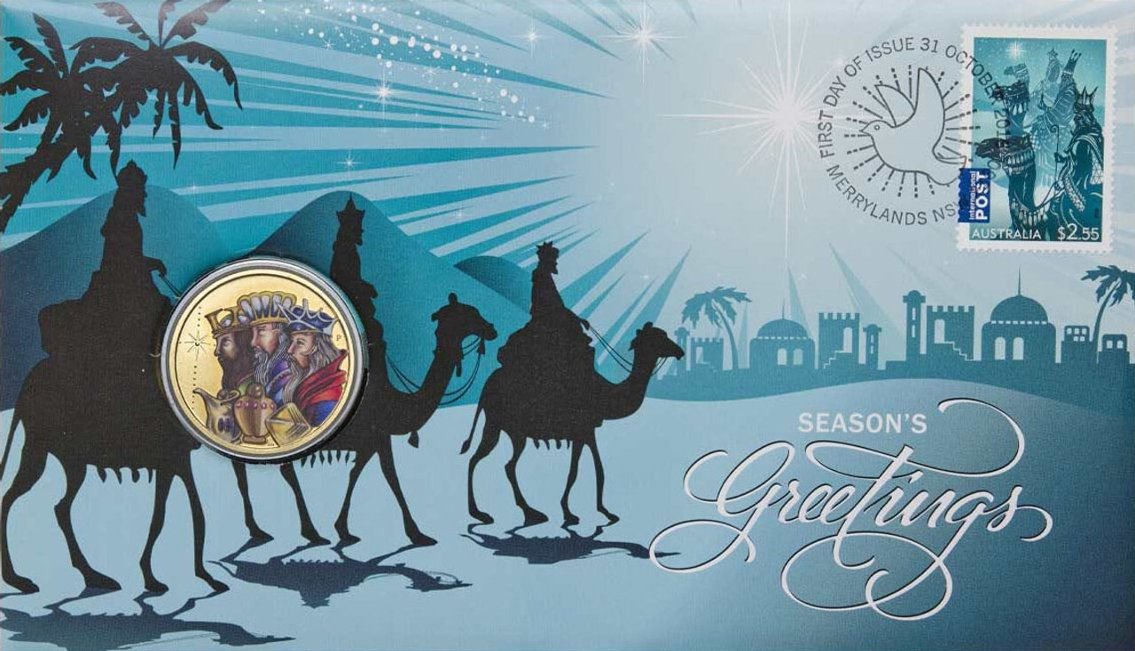 $1 PNC 2016 Season's Greetings Aus One Dollar Coin