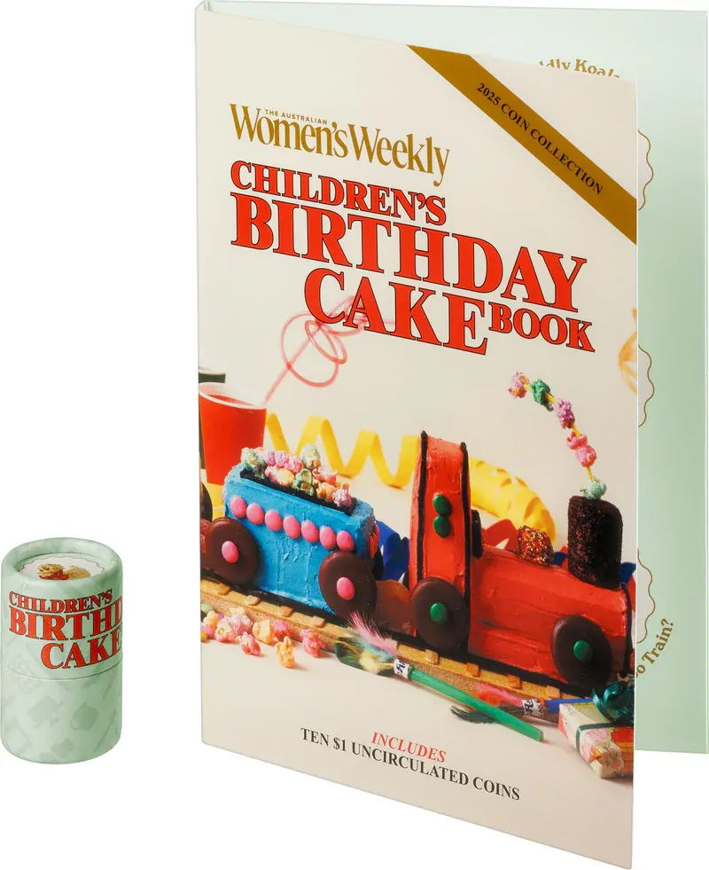 Royal Australian Mint AWW womans weekly Birthday Cake 2025 folder  $1 Ten-Coin C