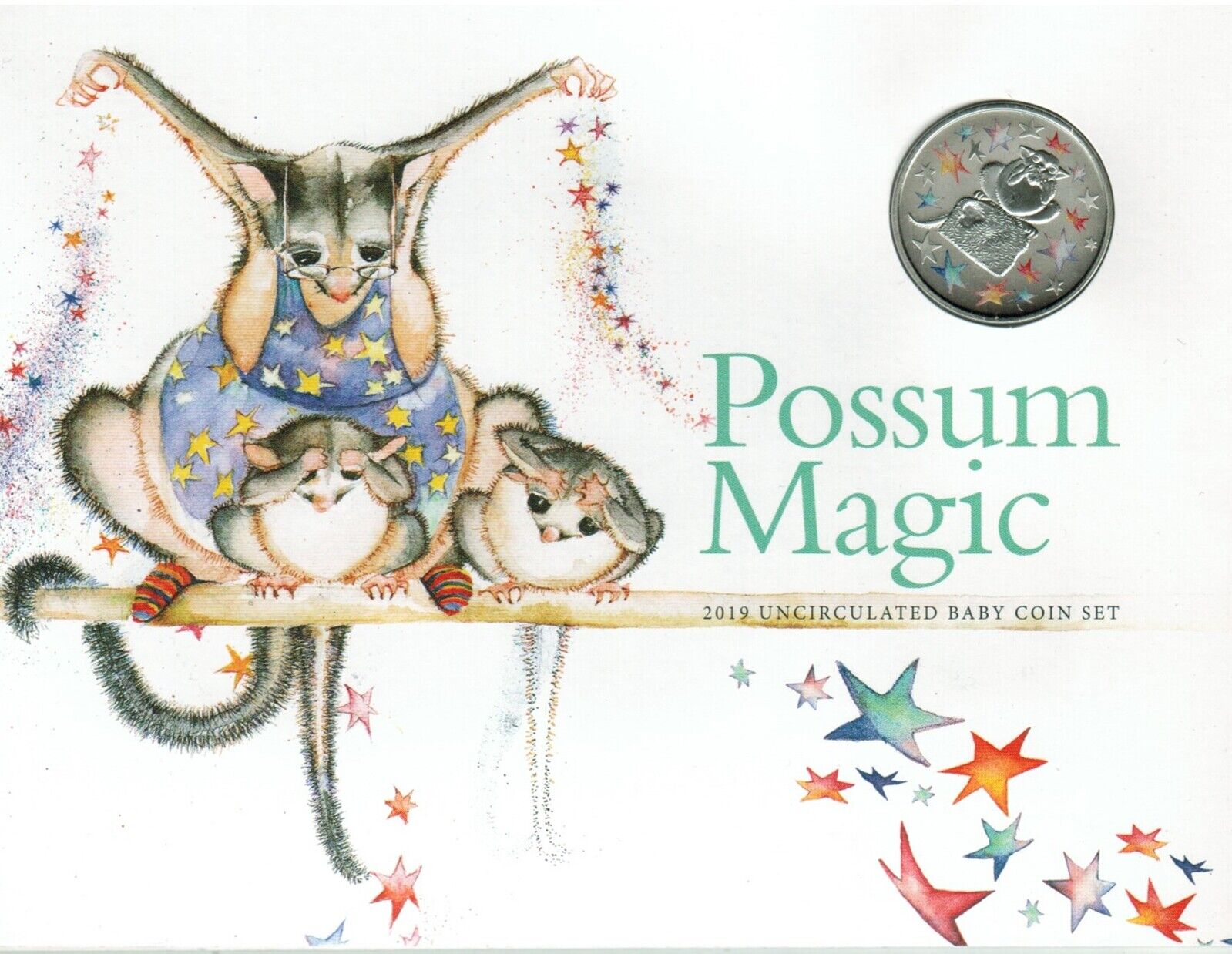 2019 Baby Mint Set Possum Magic 2019 Uncirculated Baby Coin Set