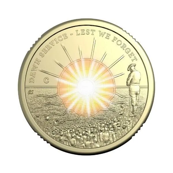 2026 $2 Dawn Service ‘C’ - 2025 'C' Mintmark 80 Years Remembering CARDED COINS