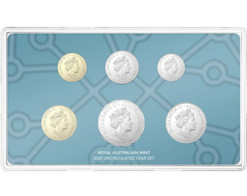 (NB) 2022 Frontline Workers Six Coin Uncirculated Year Set including $2 coin