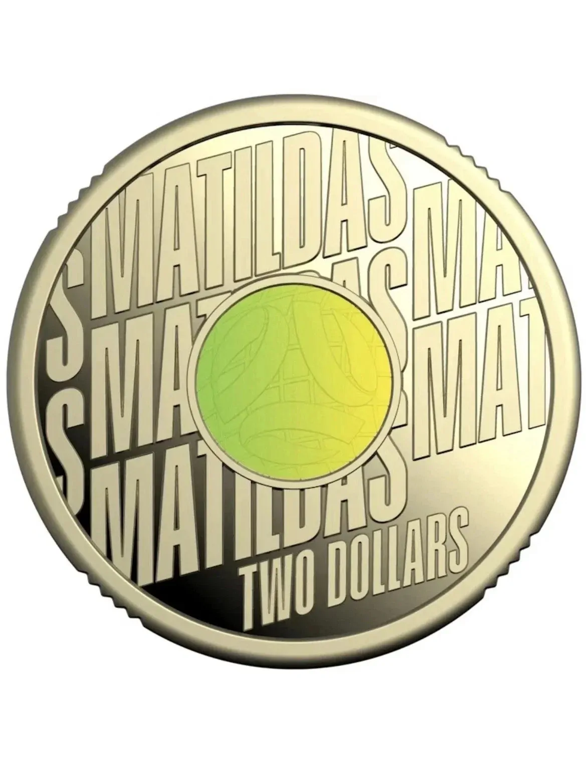 Royal Australian Mint 2026 $2 Matilda Coloured Uncirculated Coin - ex Mint Bag