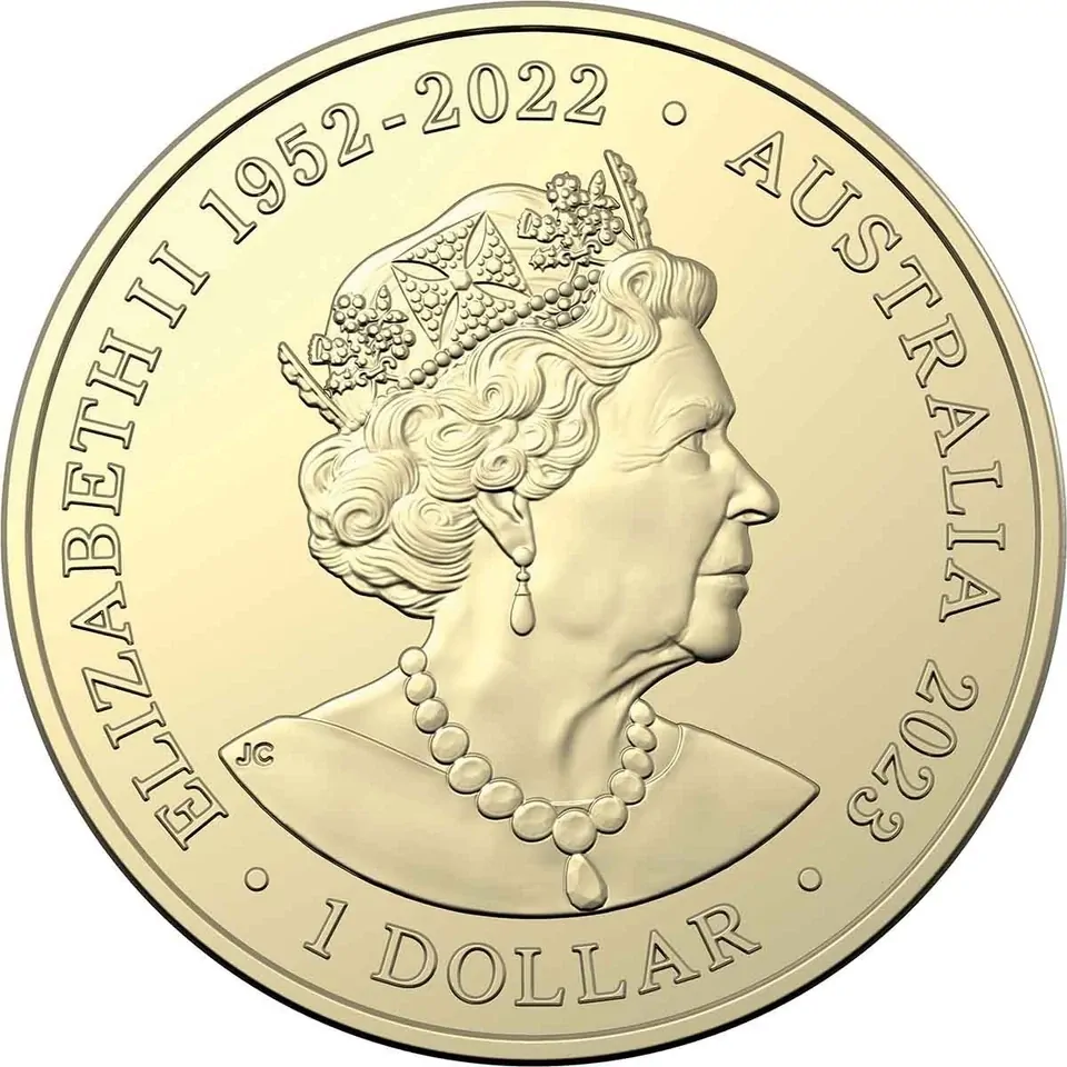 2023 AFL Carlton Blues $1 Coin 'Queen Elizabeth' UNC Uncirculated