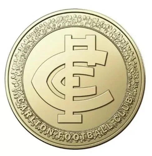2023 AFL Carlton Blues $1 Coin 'Queen Elizabeth' UNC Uncirculated