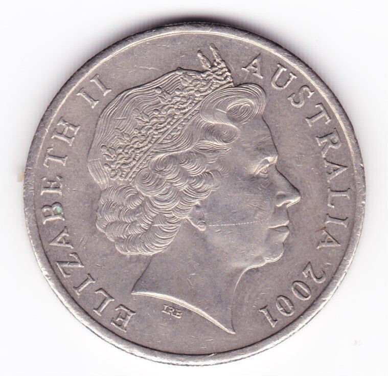 2001 RAM Centenary Of Federation 20c Lightly Circulated Coin - QUEENSLAND