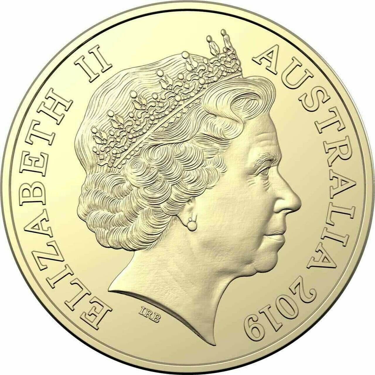 AUSTRALIAN TWO DOLLAR $2 COIN - 2019 MR SQUIGGLE BILL TOP colour CONDITION light