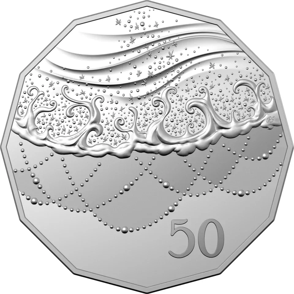 2021 Australia Merry Christmas UNC 50c Coin