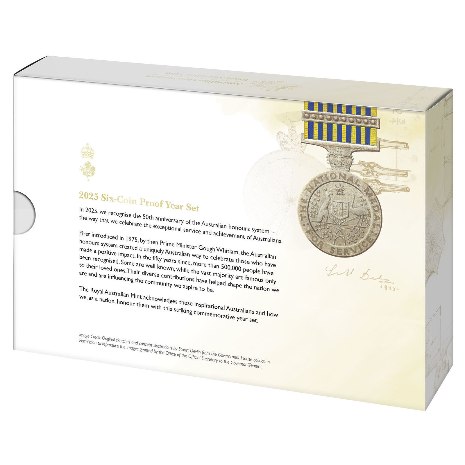 Australian Honours and Awards System - coin Proof Year Set 2025