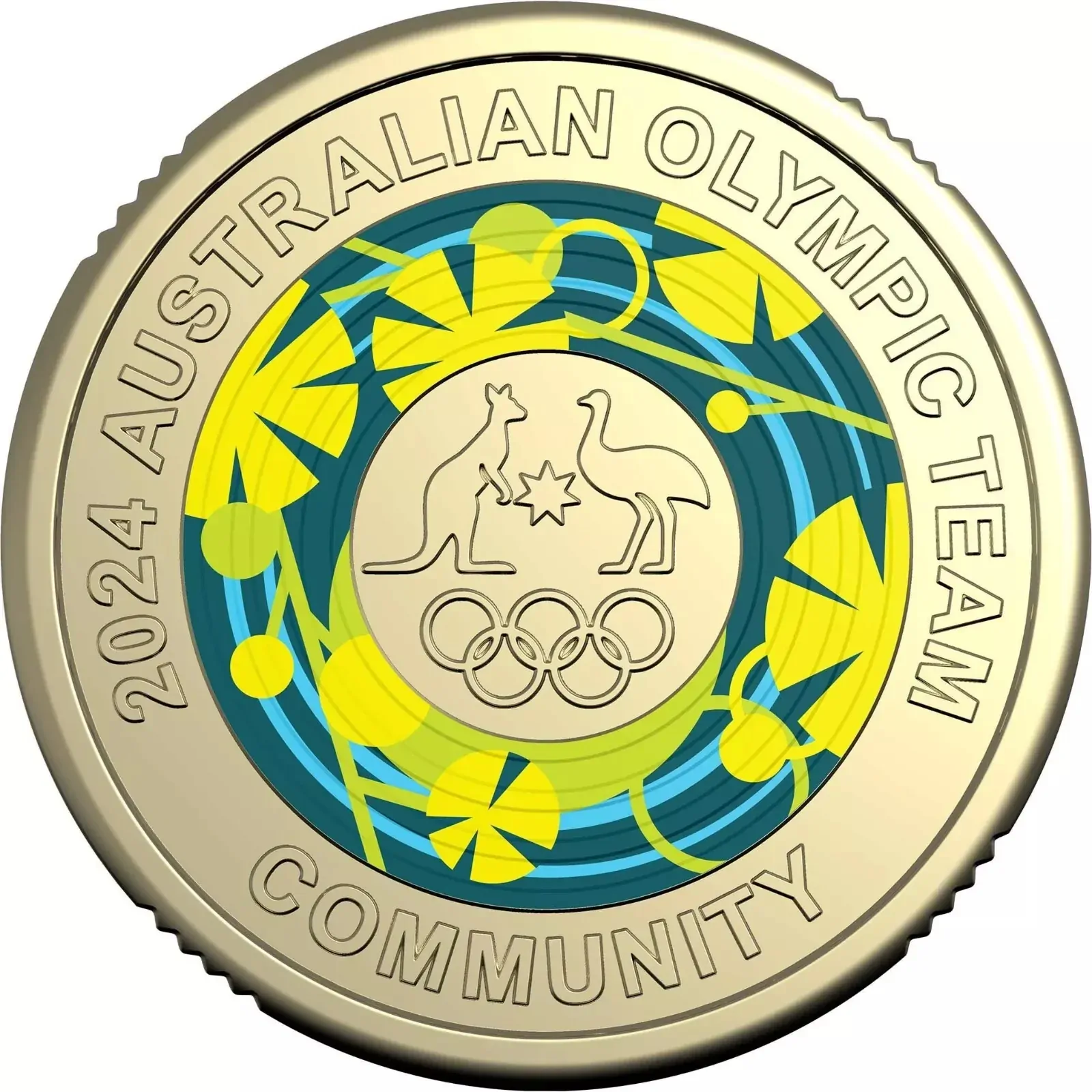$2 2024 Olympic Paris Community Lightly Circulated Aus Two Dollar Coin