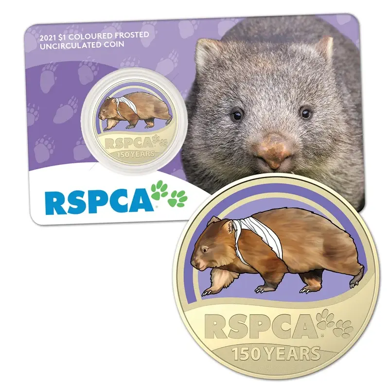 $1 2021 RSPCA 150th Anniversary 8 Coin Set