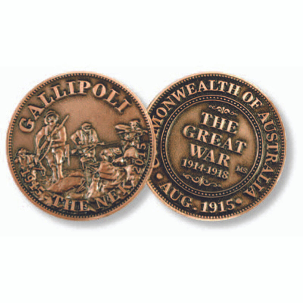 The Nek Centenary Penny In Blister Pack