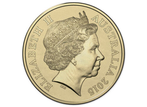 (NB) 2015 $2 lightly CIRCULATED COIN LARKS FLanders field dove  REMEMBRANCE DAY