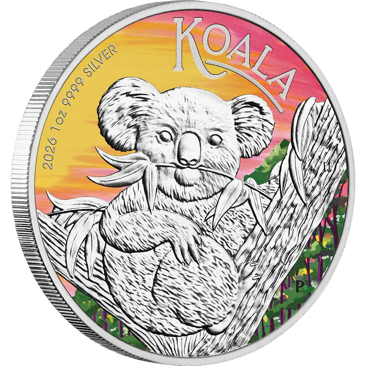 Brisbane ANDA Show Special 2026 Koala 1oz Silver Coloured Coin In Card