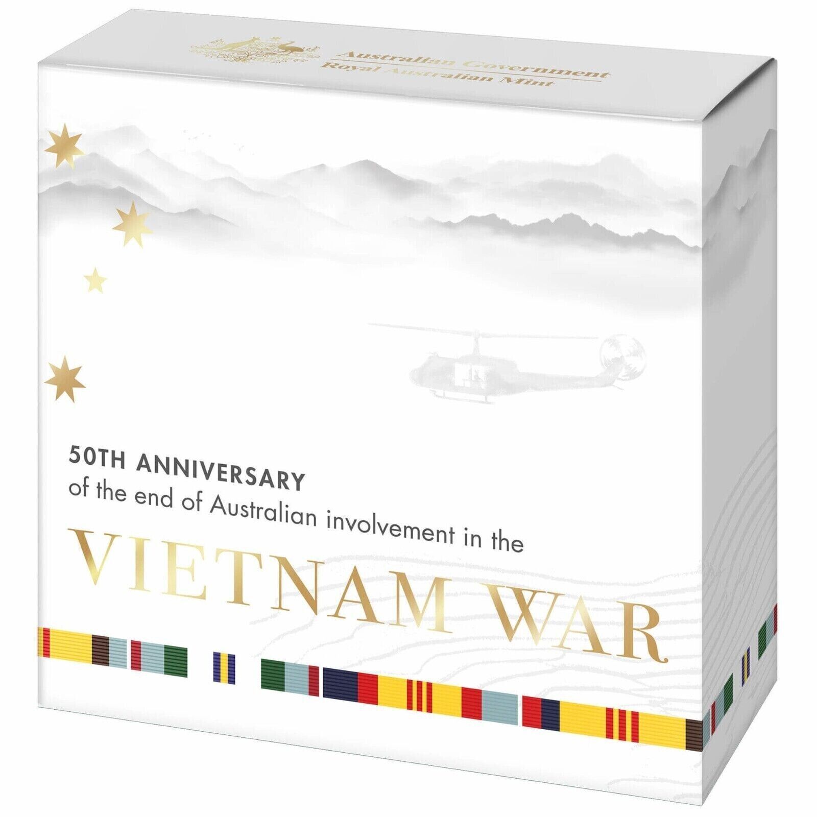 $2 2023 Vietnam War Coloured Silver Proof coin 50 year aniversary