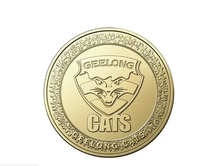 2023 Australia $1 One Dollar AFL Coin -Geelong Cats Uncircculated UNC