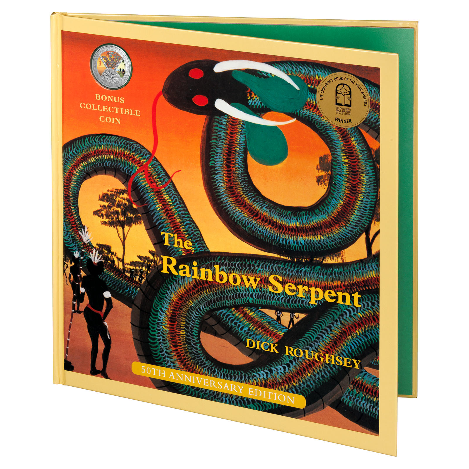 Special Edition Book - 50th Anniversary of the Rainbow Serpent 20c Coloured Unci