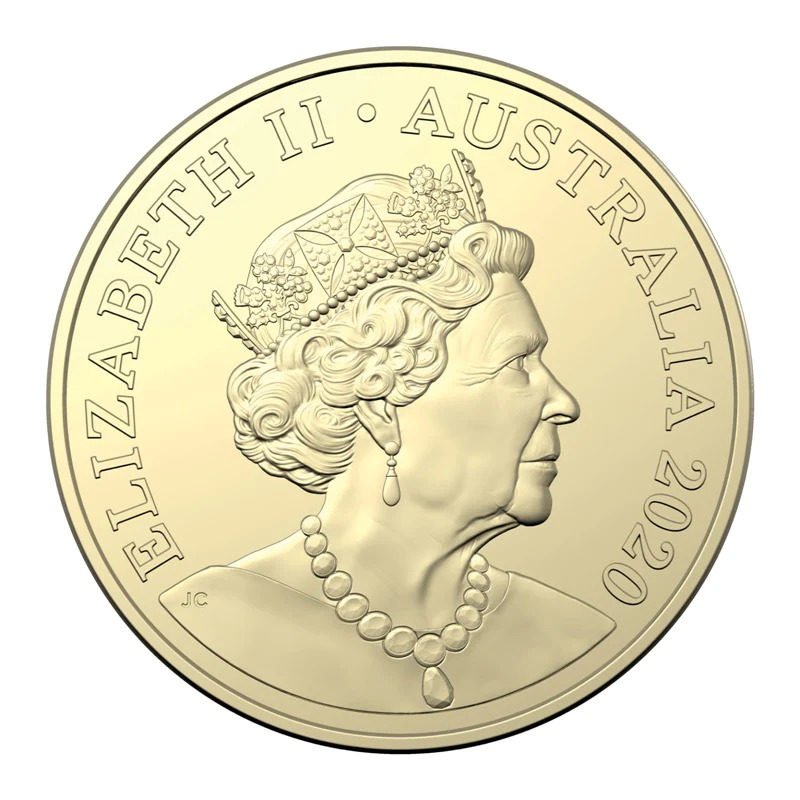 $2 2020 ICC Women's T20 World Cup UNC coloured coin