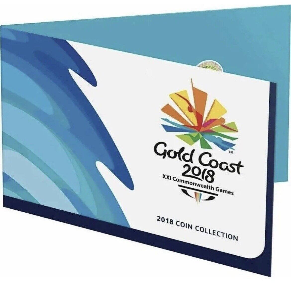 Uncirculated 2018 Gold Coast Commonwealth Games Folder & 7 Coin Collection