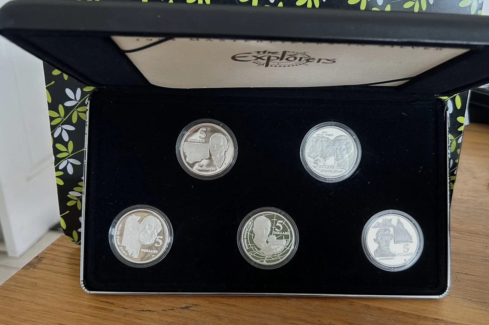 1994 Masterpieces in Silver - The Explorers (complete) over 5oz of silver