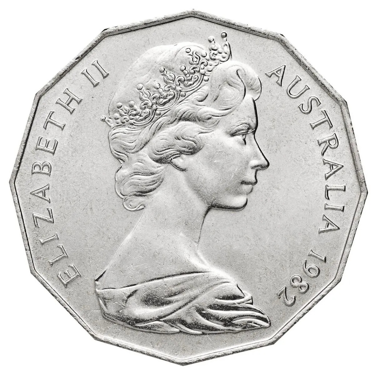 1982 50c Brisbane Commonwealth Games Circulated Fifty Cent Coin (49.6m)
