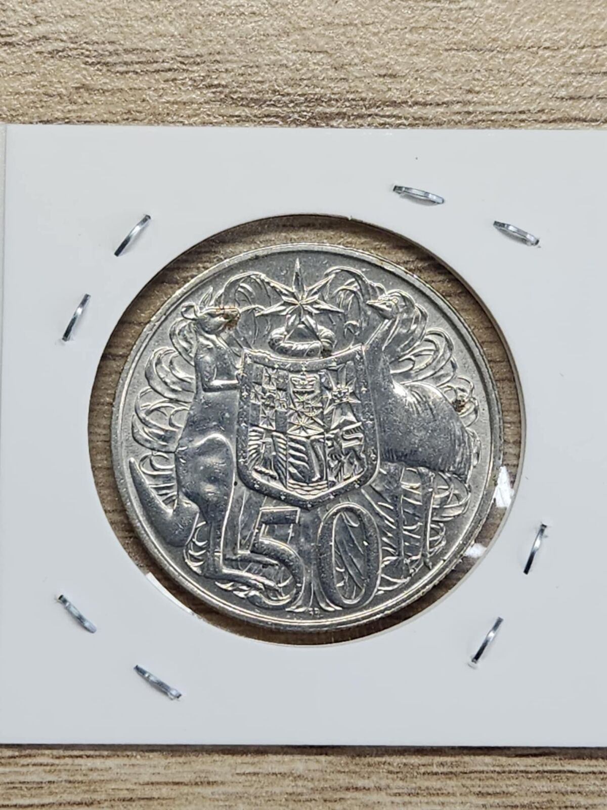 1966 Round 50c UNCIRCULATED Coin - 80% Silver Collectable in 2x2 australia