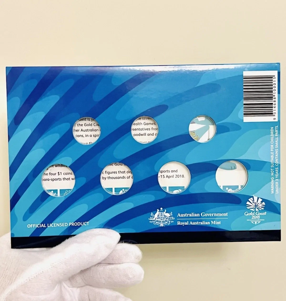 COINS NOT INCLUDED 2018 -GOLD COAST COMMONWEALTH GAMES- FOLDER & PLASTIC INSERT