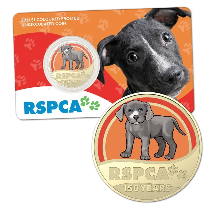 $1 2021 RSPCA 150th Anniversary 8 Coin Set