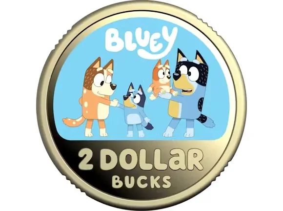 Australia 2026 Bluey Proof Bronze $2 Two Dollar Boxed Coin