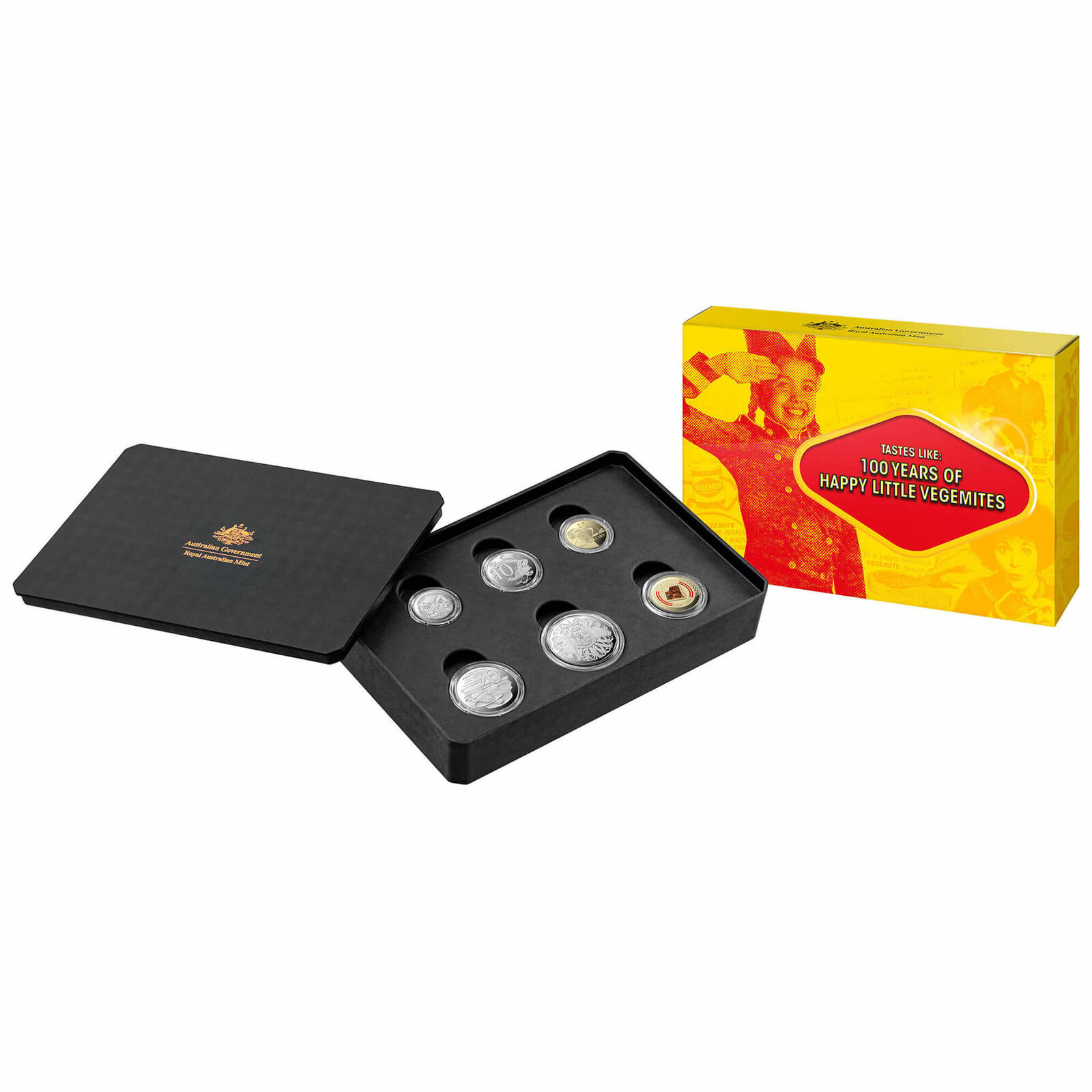 Vegemite Centenary - Proof Year Set 2023 6 Coin Collection