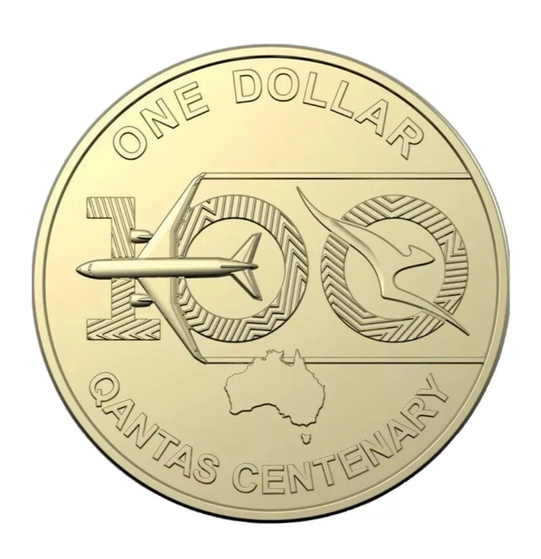 $1 2020 100 Years Qantas Centenary NEW UNC from RAM  bag AUS One Dollar Coin