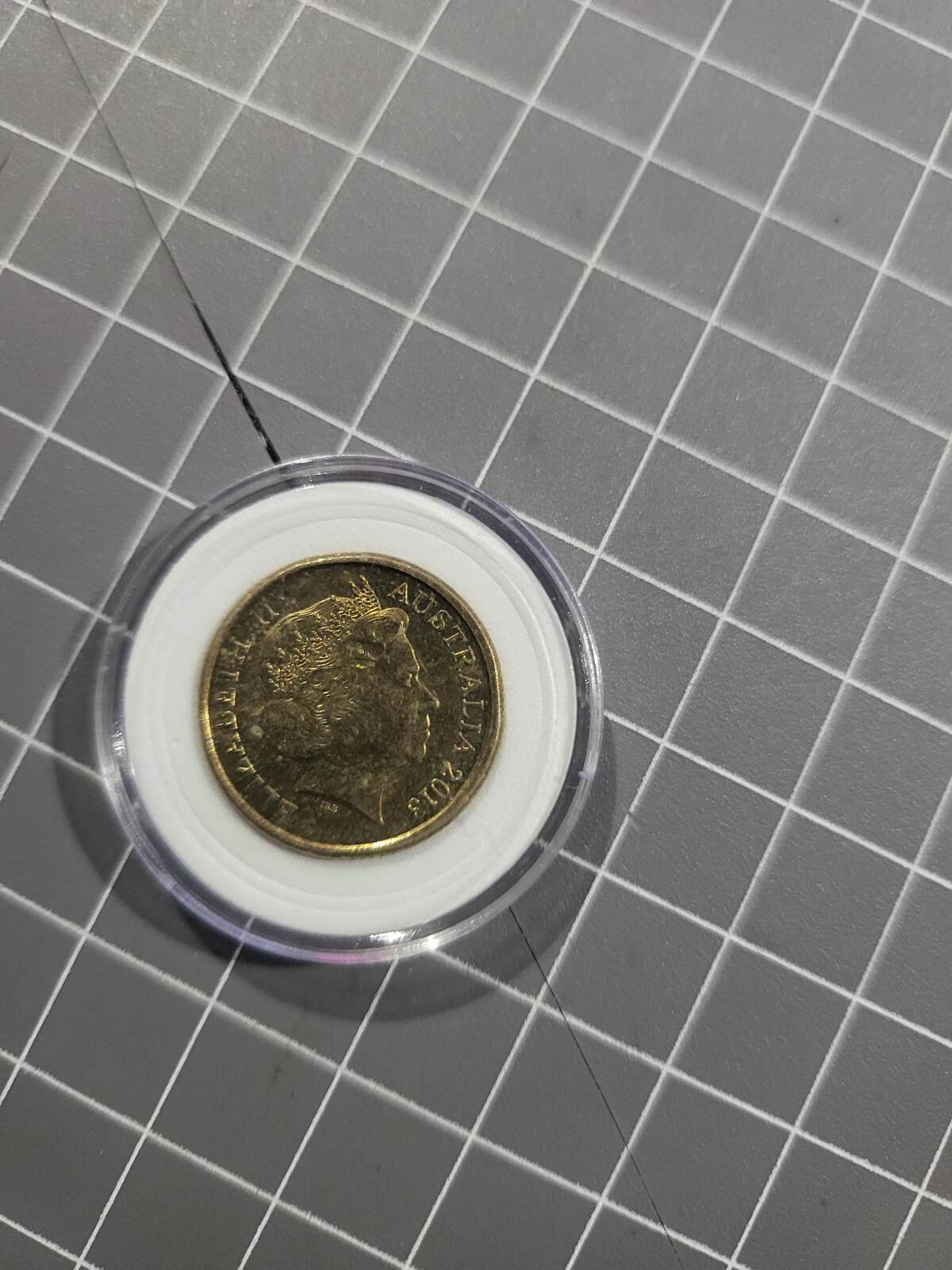 (NB) 2013 AUSTRALIAN TWO DOLLAR $2 COLOURED COIN PURPLE QUEEN'S CORONATION light