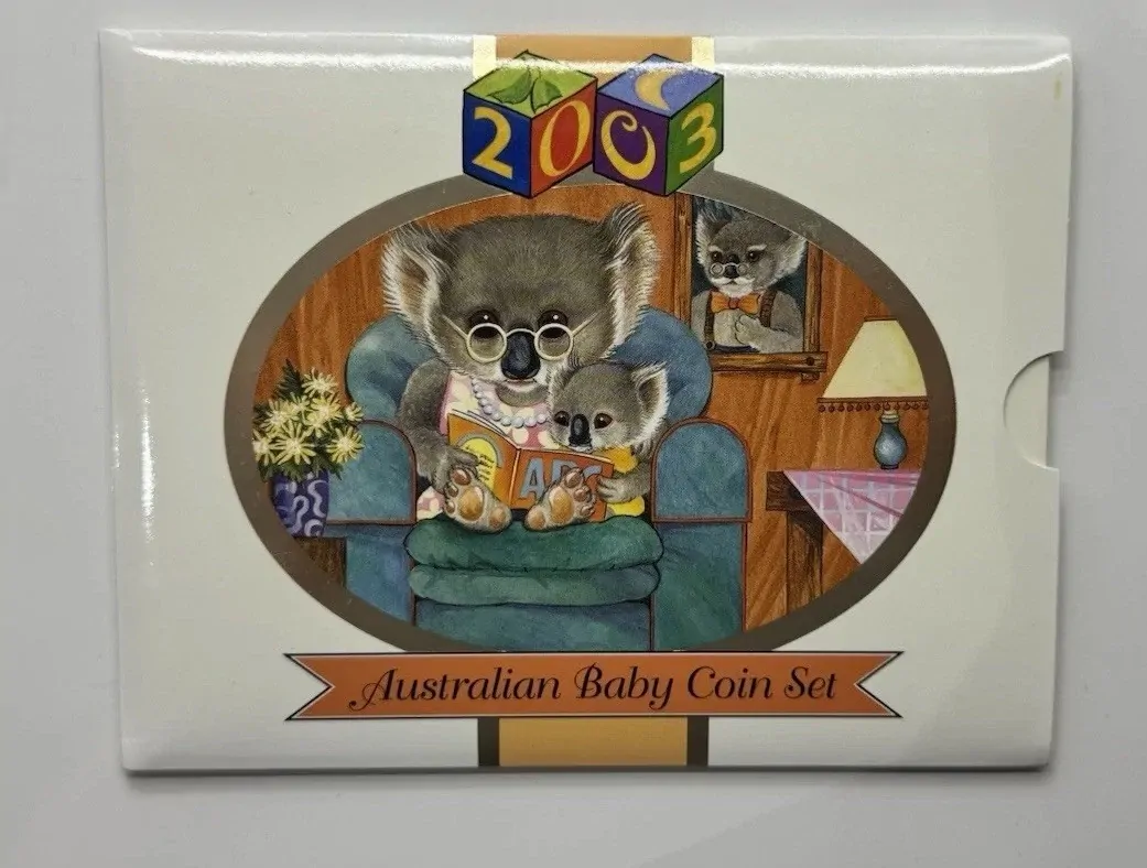 2003 Baby Mint Set UNC with medalion 7 coin