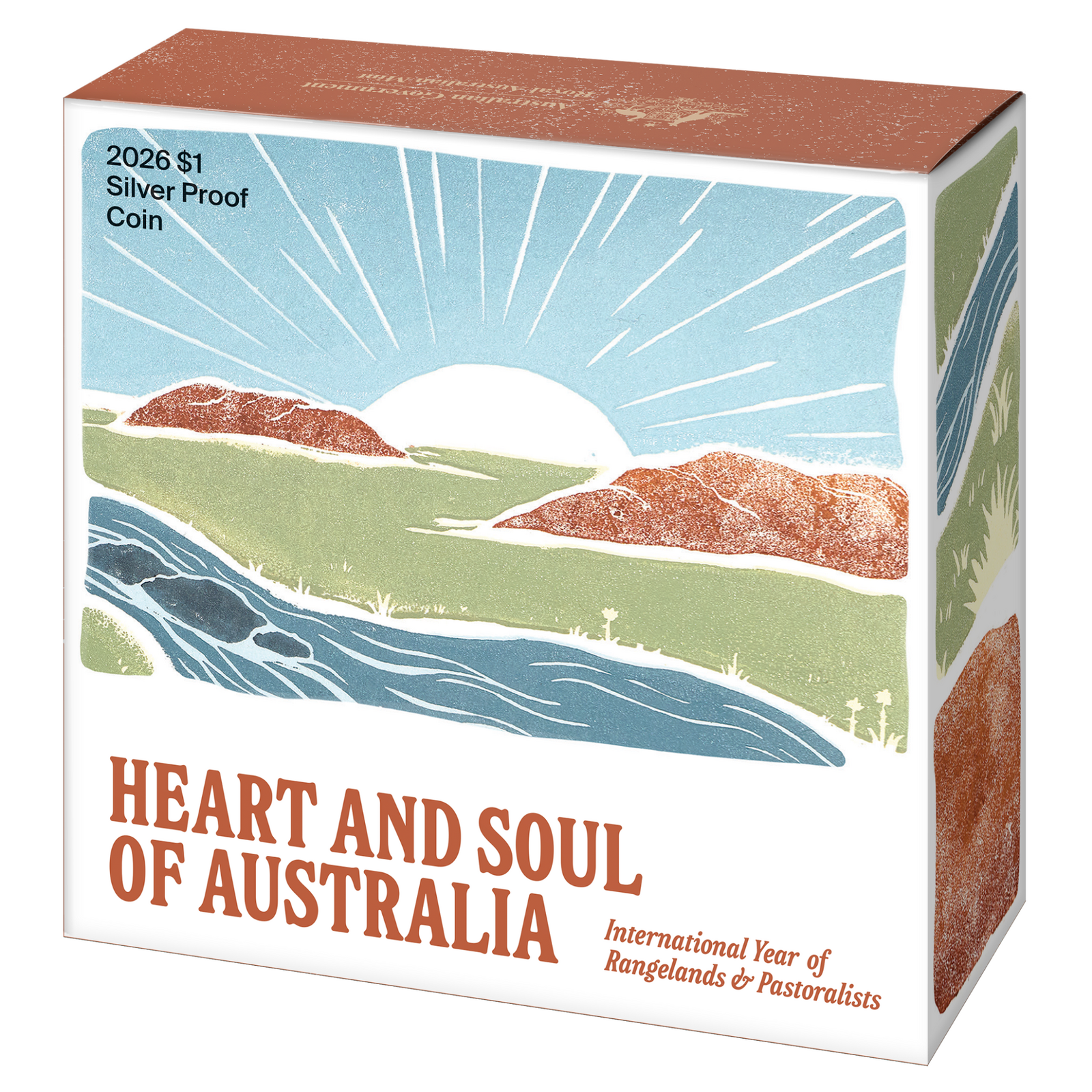 Heart and Soul of Australia - $1 Silver Coin Rangelands and Pastoralists - Proof