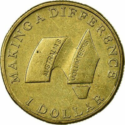 $1 2003 Making a Difference Volunteers Circulated AUS One Dollar Coin