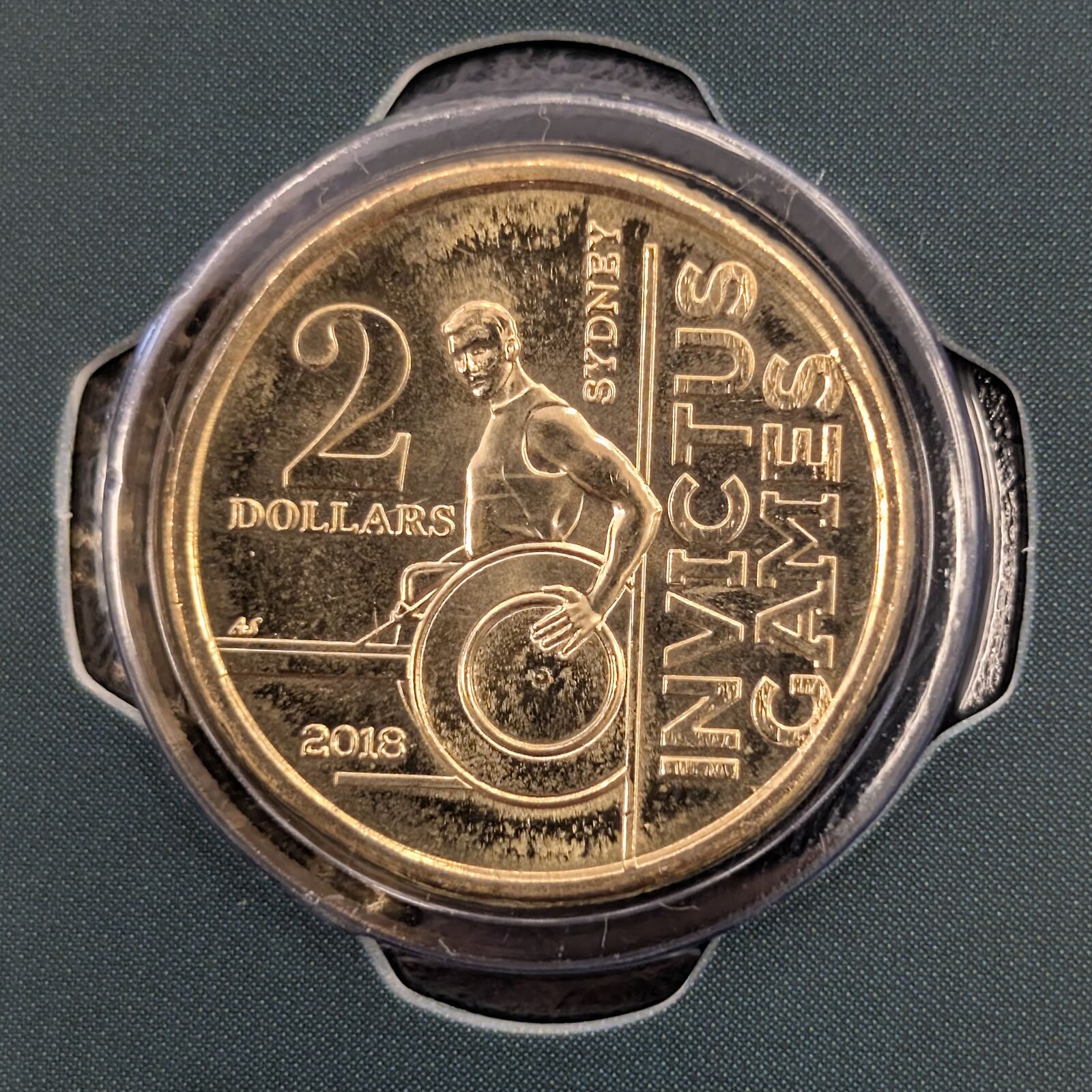 $2 2023 Invictus 35th Anniversary NEW Un-Circulated Coloured AUS TWO DOLLAR Coin
