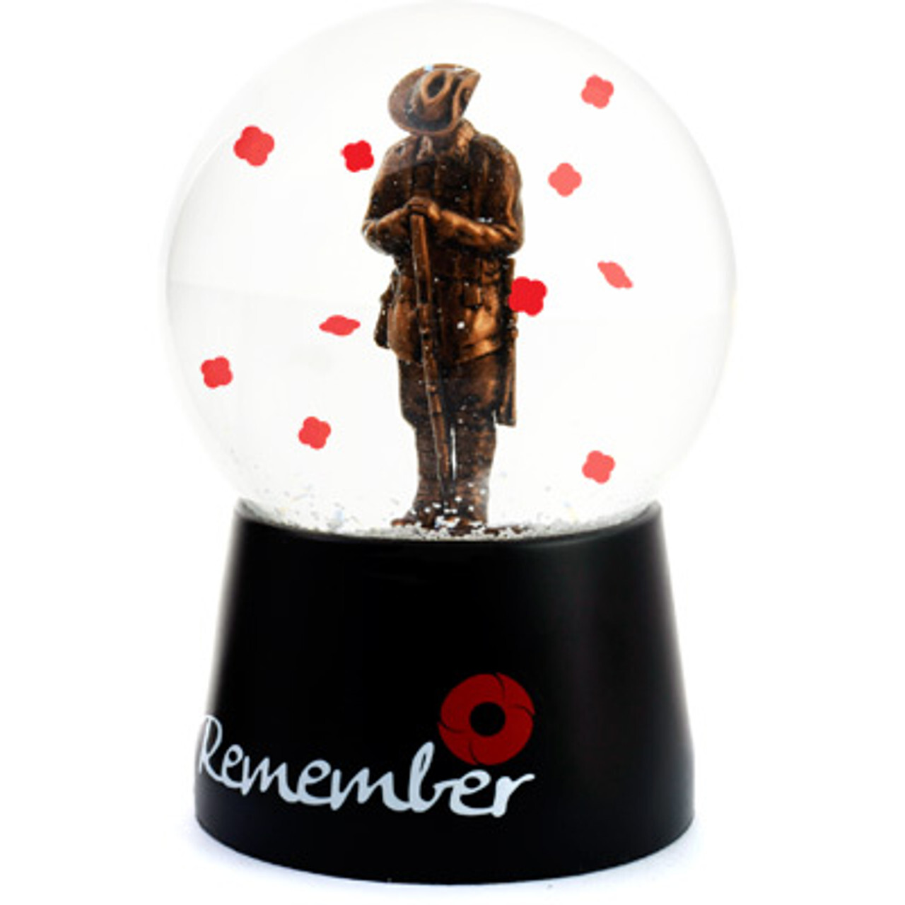 Digger Reflections Snow Globe Poppy Recollections