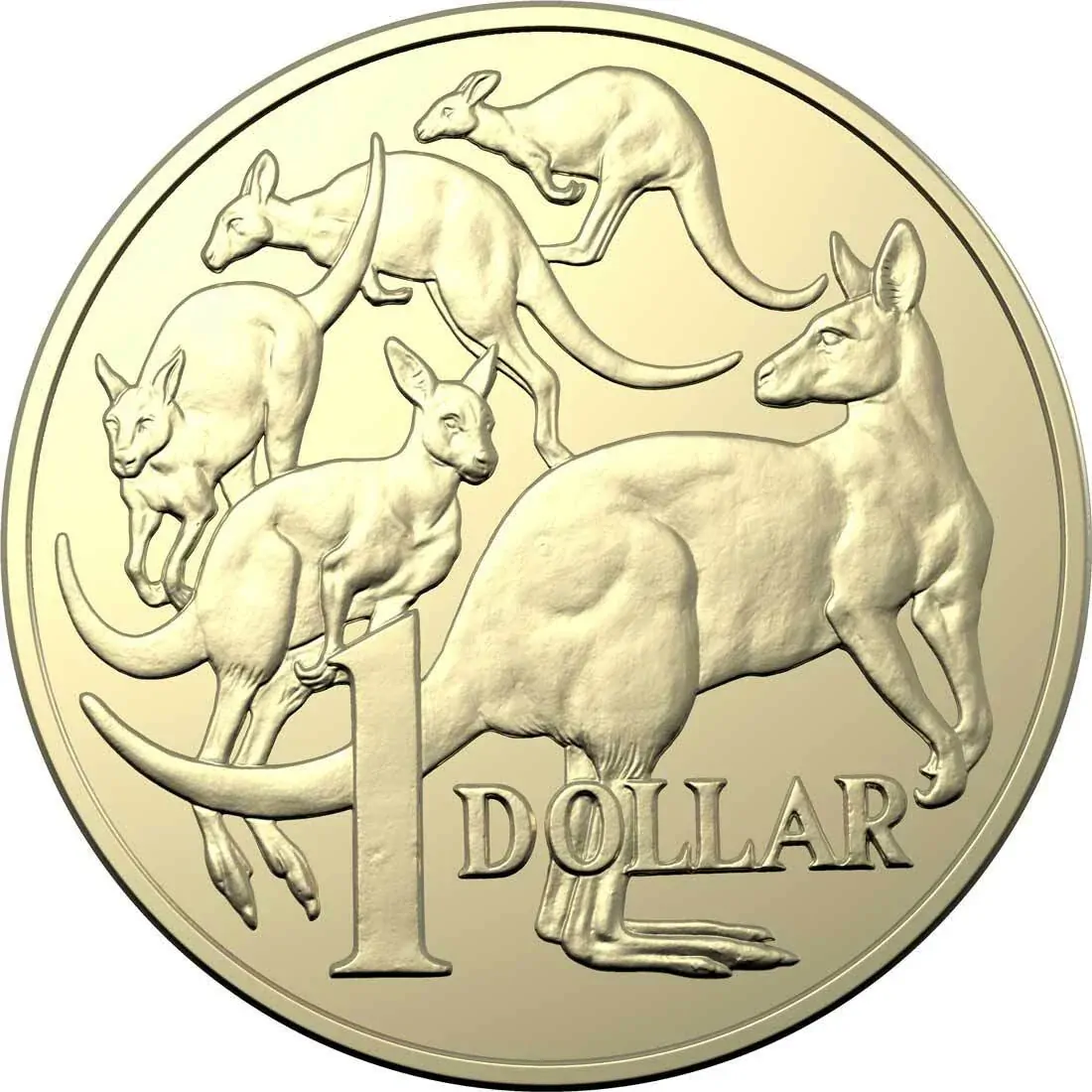 $1 2020 MOB Low Mintage LIghtly Circulated AUS One Dollar Coin