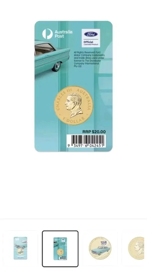 Ford: 100 Years in Australia XP Falcon Coin-in-Card