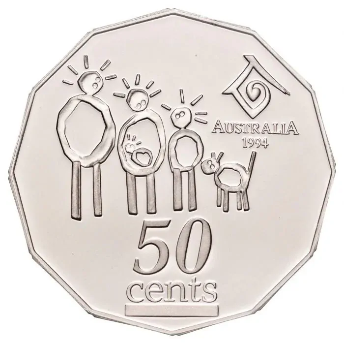1994 50c Australian Coin Collectable. (Special Limited Edition 50c COIN.) circul