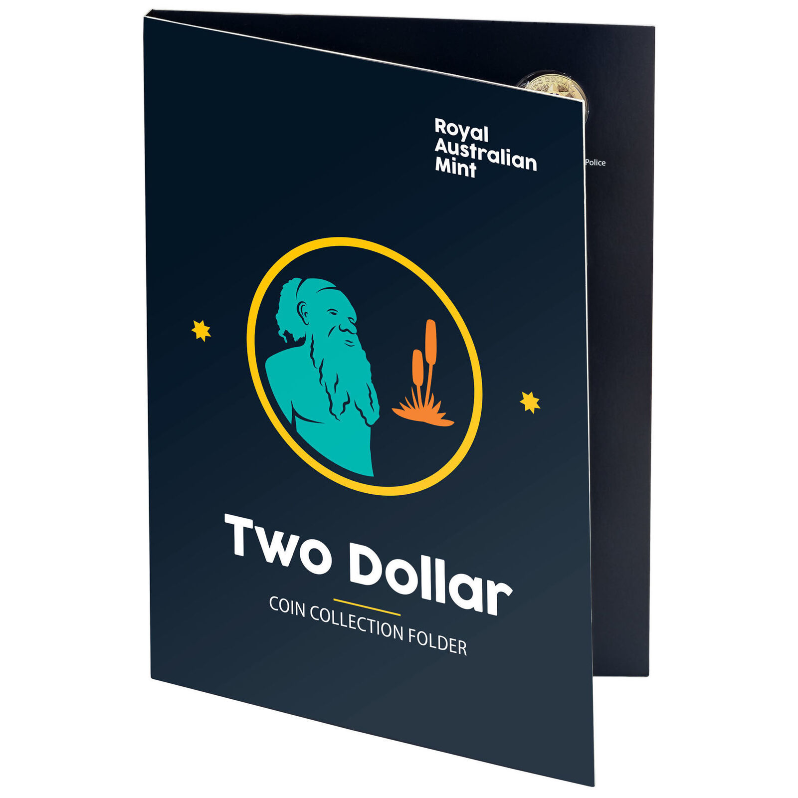 $2 Circulating Coin Collection Folder colectors folder for coloured coins