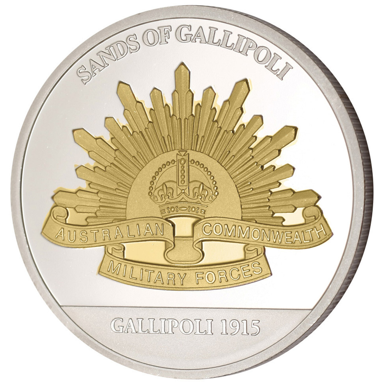 SoG 11 Set of Two Limited Edition Medallions SANDS OF GALLIPOLI ANZAC