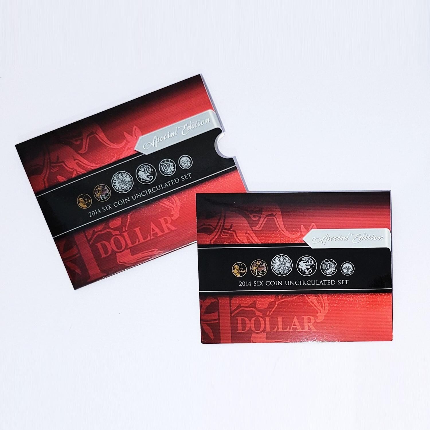 2014 Mint Set with Coloured Dollar Coin (Special Edition)