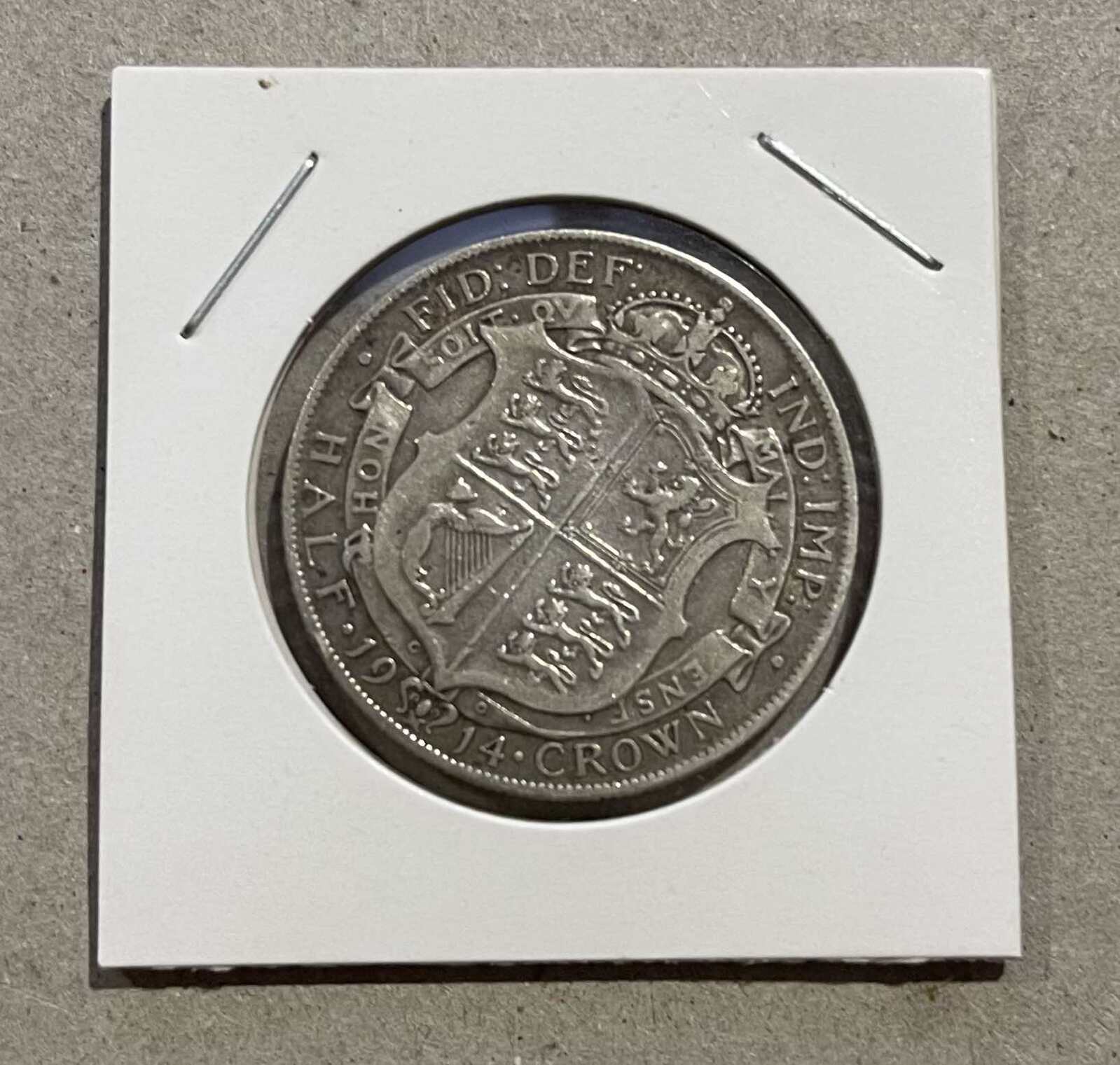 Great Britain 1914 Silver Half Crown Circulated coin